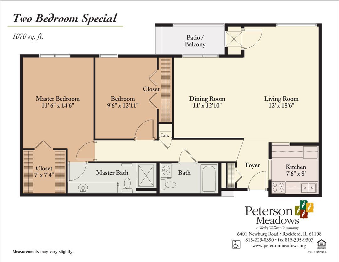 Apartments Wesley Willows & Peterson Meadows Rockford, IL