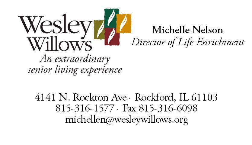 Michelle Nelson Business Card | Wesley Willows