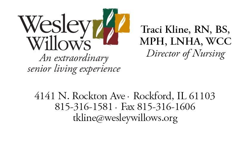 Traci Kline Business Card | Wesley Willows