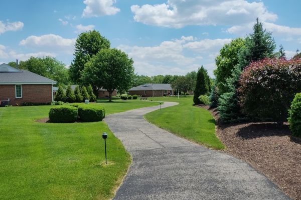 Outdoor walking path at Peterson Meadows