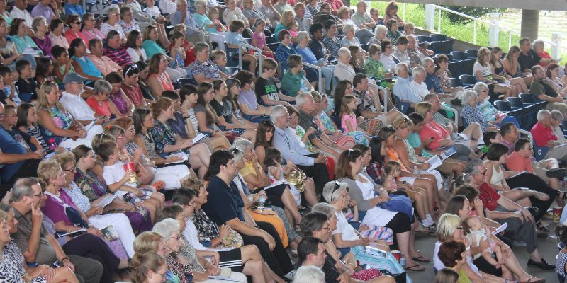 Audience at Box Office Benefit event for Wesley Willows and Peterson Meadows