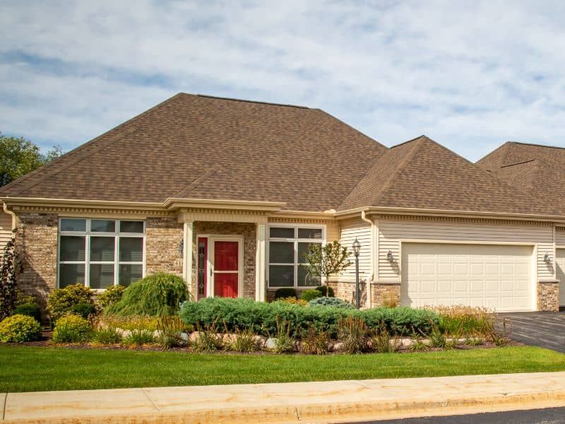 Duplex home at an independent senior living community