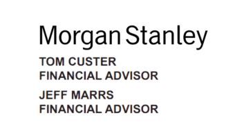 Logo for Morgan Stanley, Financial Advisors Tom Custer and Jeff Marrs