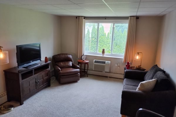 Apartment sitting room at Willows Arbor