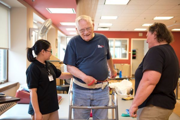 Resident receives treatment at Willows Health and Rehab Center