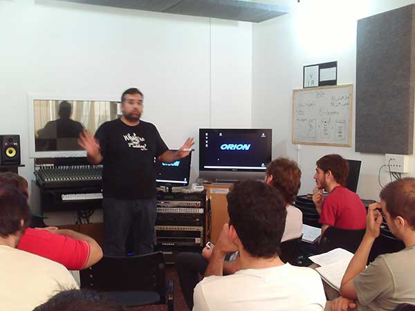 Seminarios en el Instituto de Sonido Orion