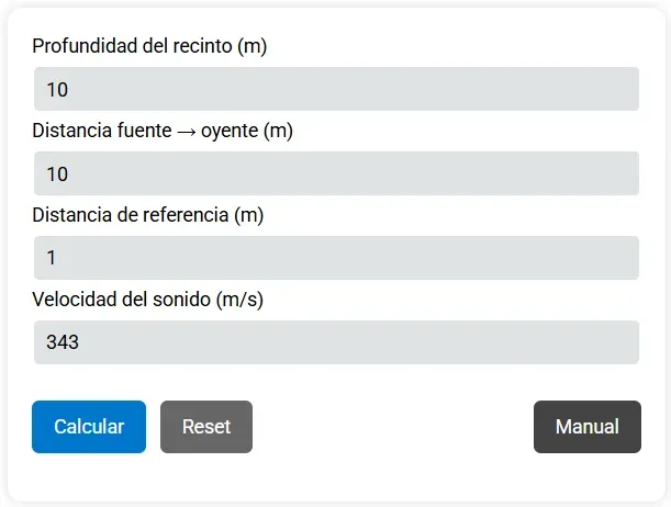 Distancia, Reflexión y Atenuación