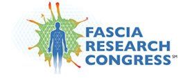 A logo for the fascia research congress with a silhouette of a person