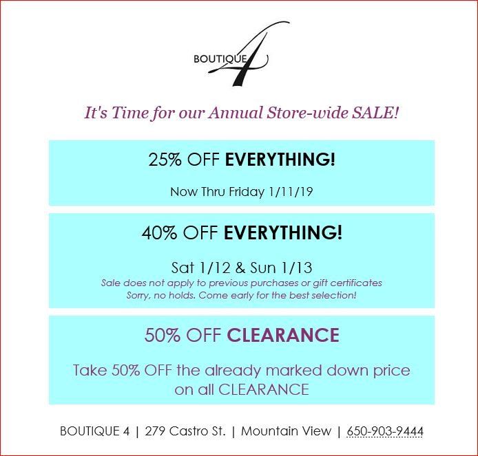 Boutique 4 clothing coupons