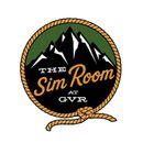 A logo for the sim room at gvr