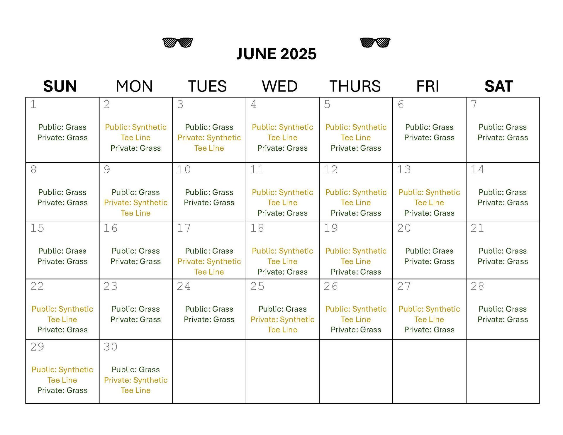 A calendar for april 2025 is shown on a white background.