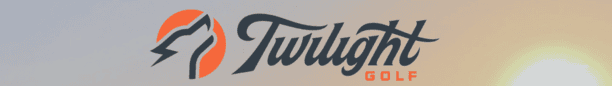 A blurry picture of the twilight golf logo