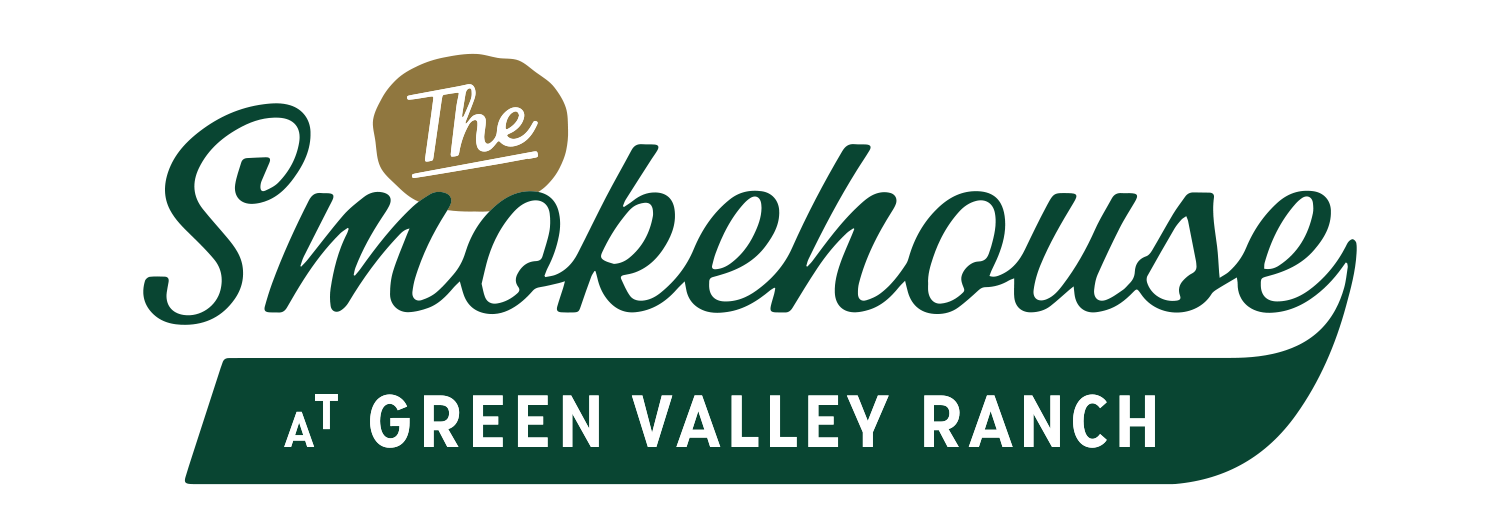 A logo for green valley smokehouse and oyster bar