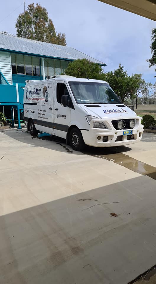 Magic Mist Service Van — Carpet Cleaning Services in Norman Gardens, QLD