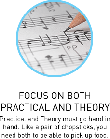 Focus on both practical and theory. Practical and Theory must go hand in hand. Like a pair of chopsticks, you need both to be able to pick up food.