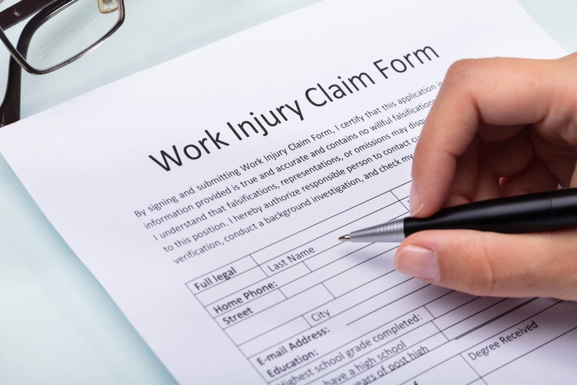 Work Injury Claim Form — Royal Oak, MI — Melder & Melder, P.C.