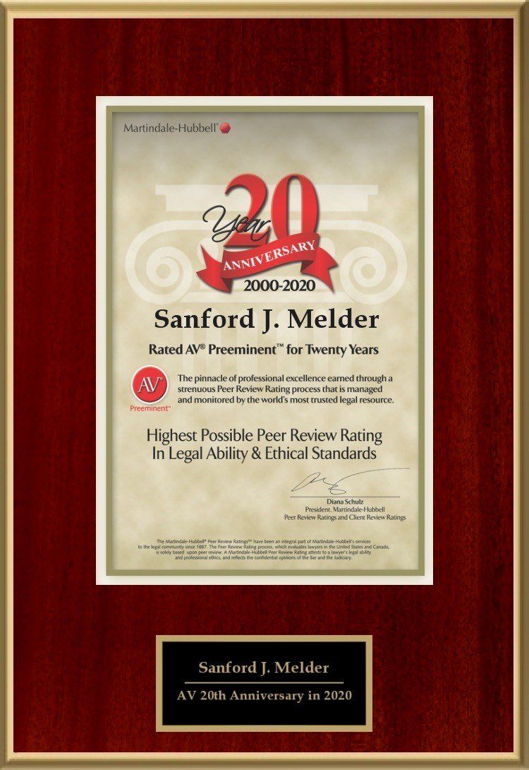 Sanford 20 Year Anniversary — Royal Oak, MI — Melder & Melder, P.C.