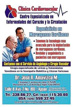 DR. JOSÉ R. AMAVIZCA MARTÍNEZ CLÍNICA CARDIOVASCULAR - Especialistas en enfermedades del corazón