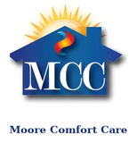 MCC logo with blue house, sunrise, and colorful swoosh emblem