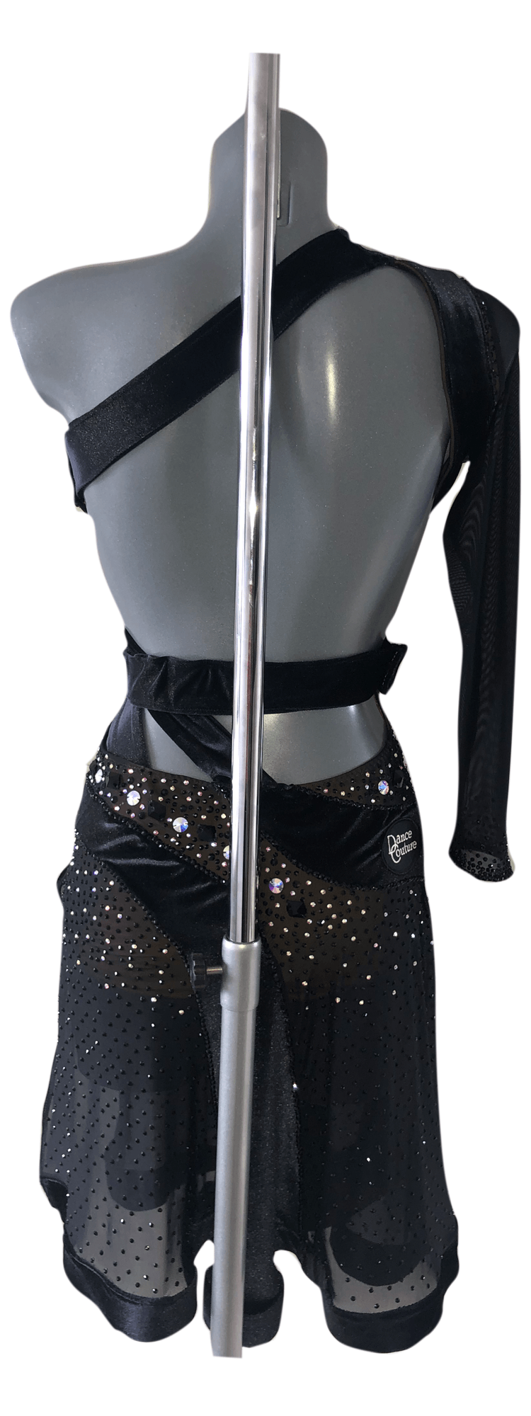 Black Competition Latin Dress