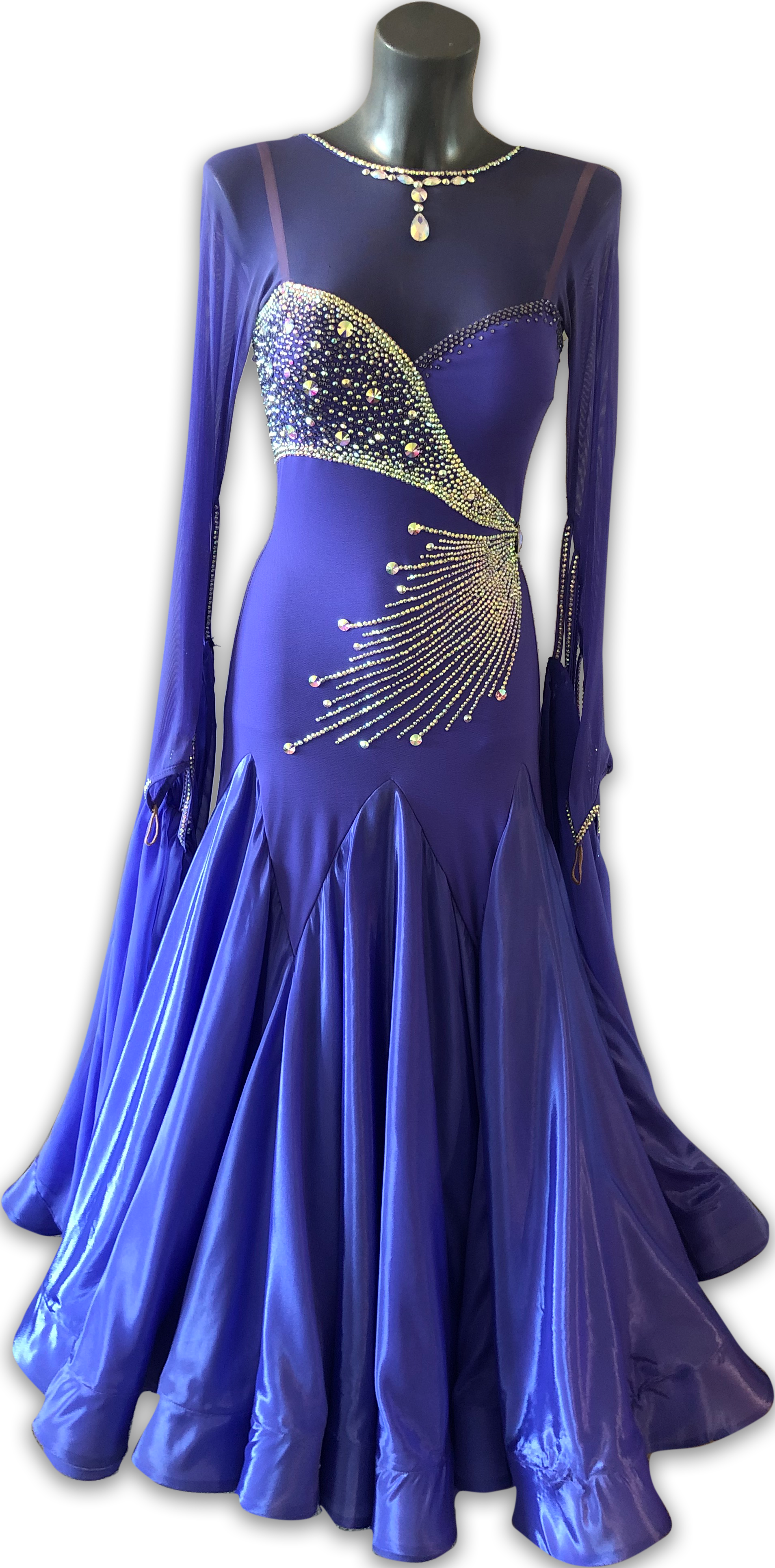 Ultra Violet Competition Ballroom Dress