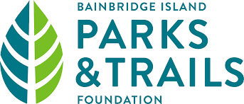 The logo for bainbridge island parks and trails foundation