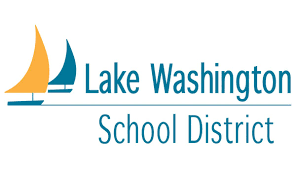 The lake washington school district logo has a sailboat on it