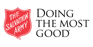 The salvation army logo says doing the most good