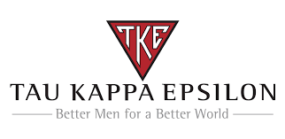 A logo for tau kappa epsilon better men for a better world