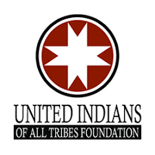 The logo for the united indians of all tribes foundation