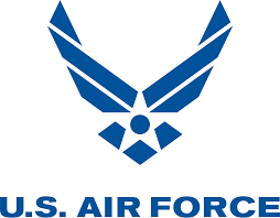 A blue logo for the u.s. air force