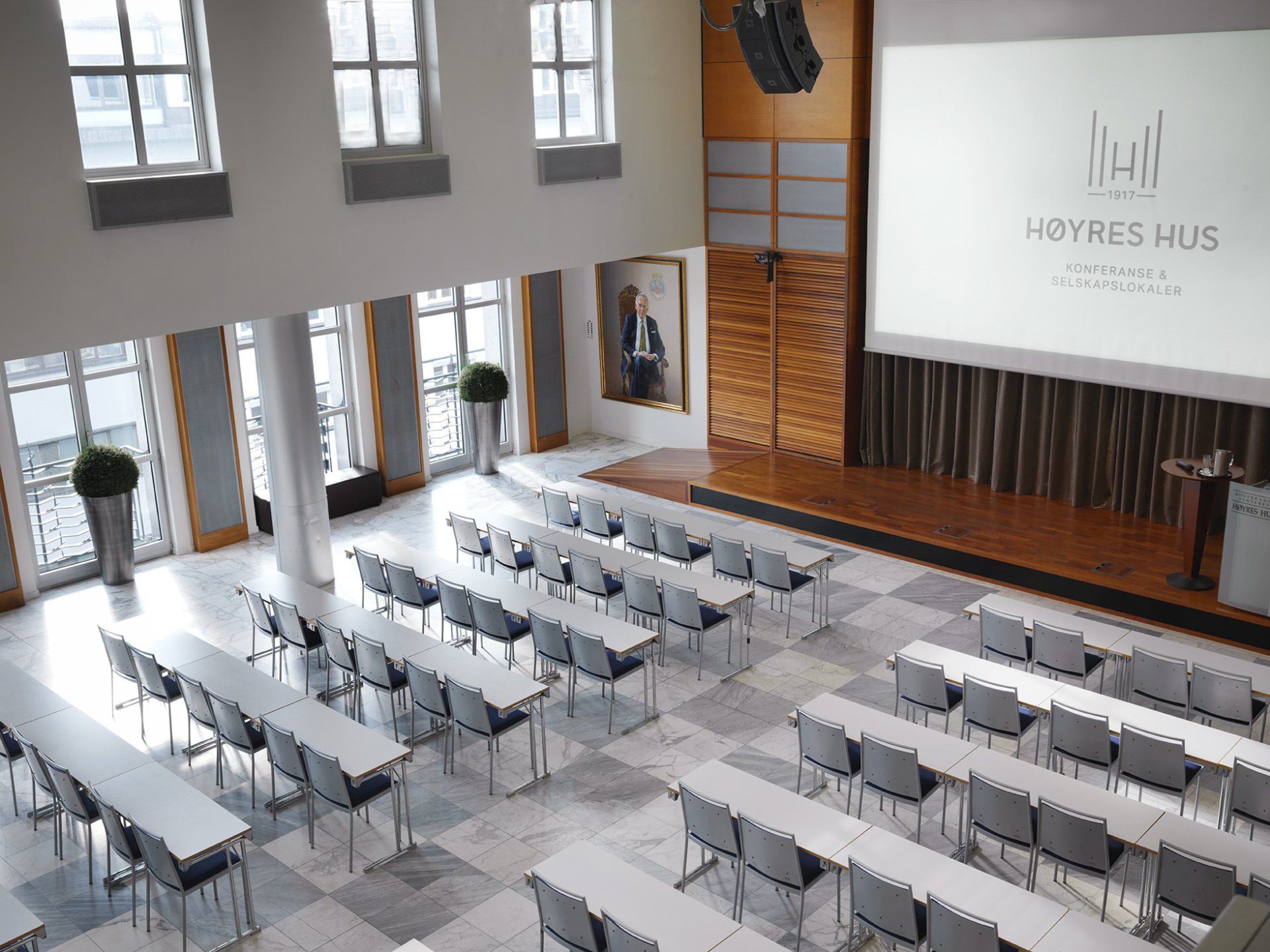 Ordførersalen konferansesenteret for 71–330 personer  i Oslo sentrum