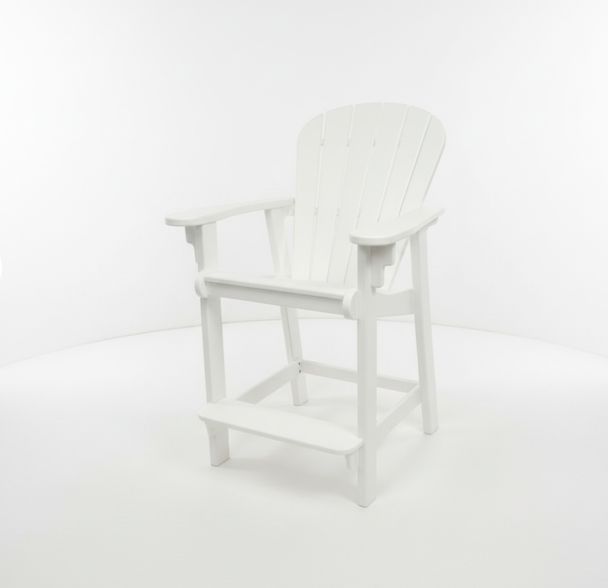 White Counter Height