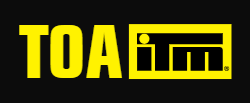 Yellow "TOA iM" logo on black background.