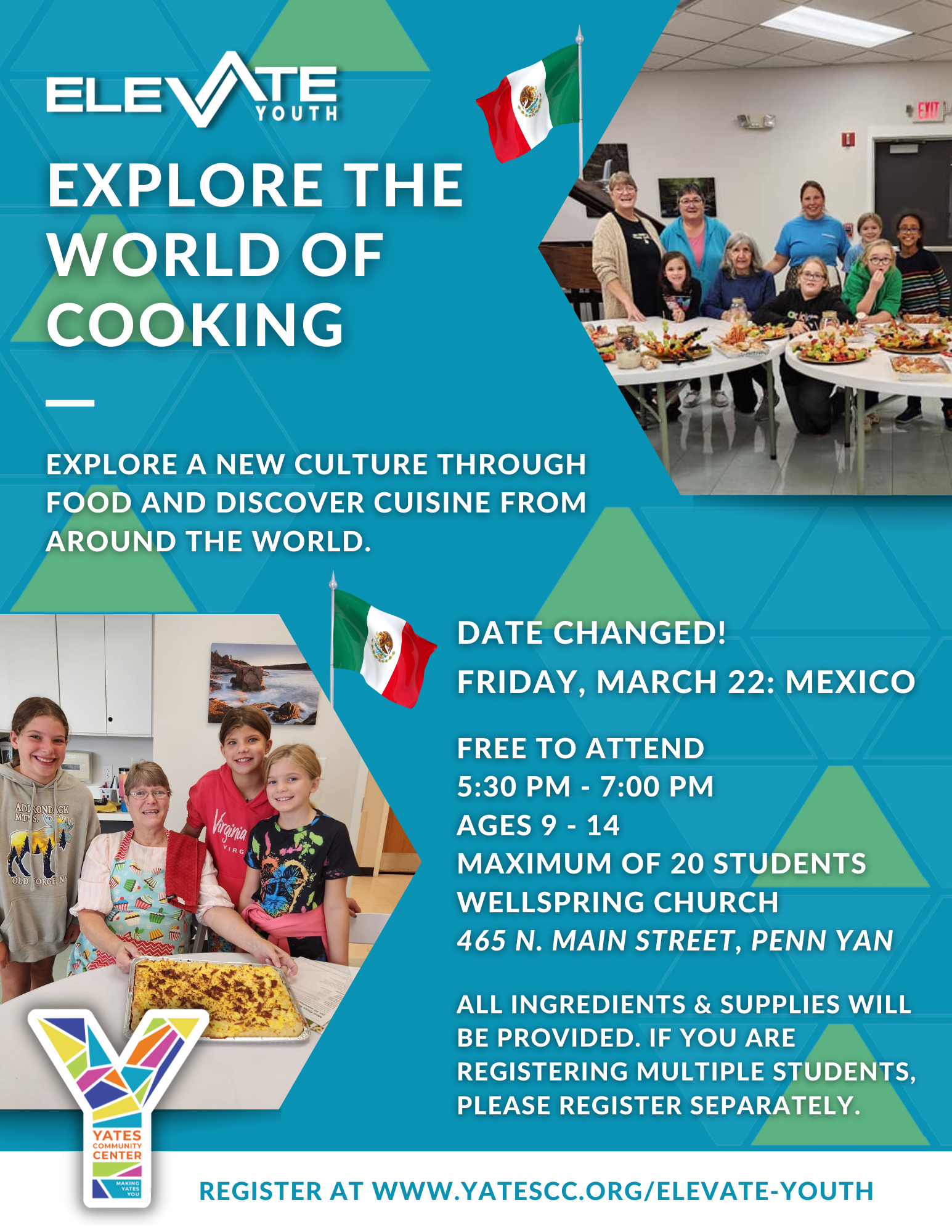 Yates Community Center's ELEVATE Youth Explore the World of Cooking