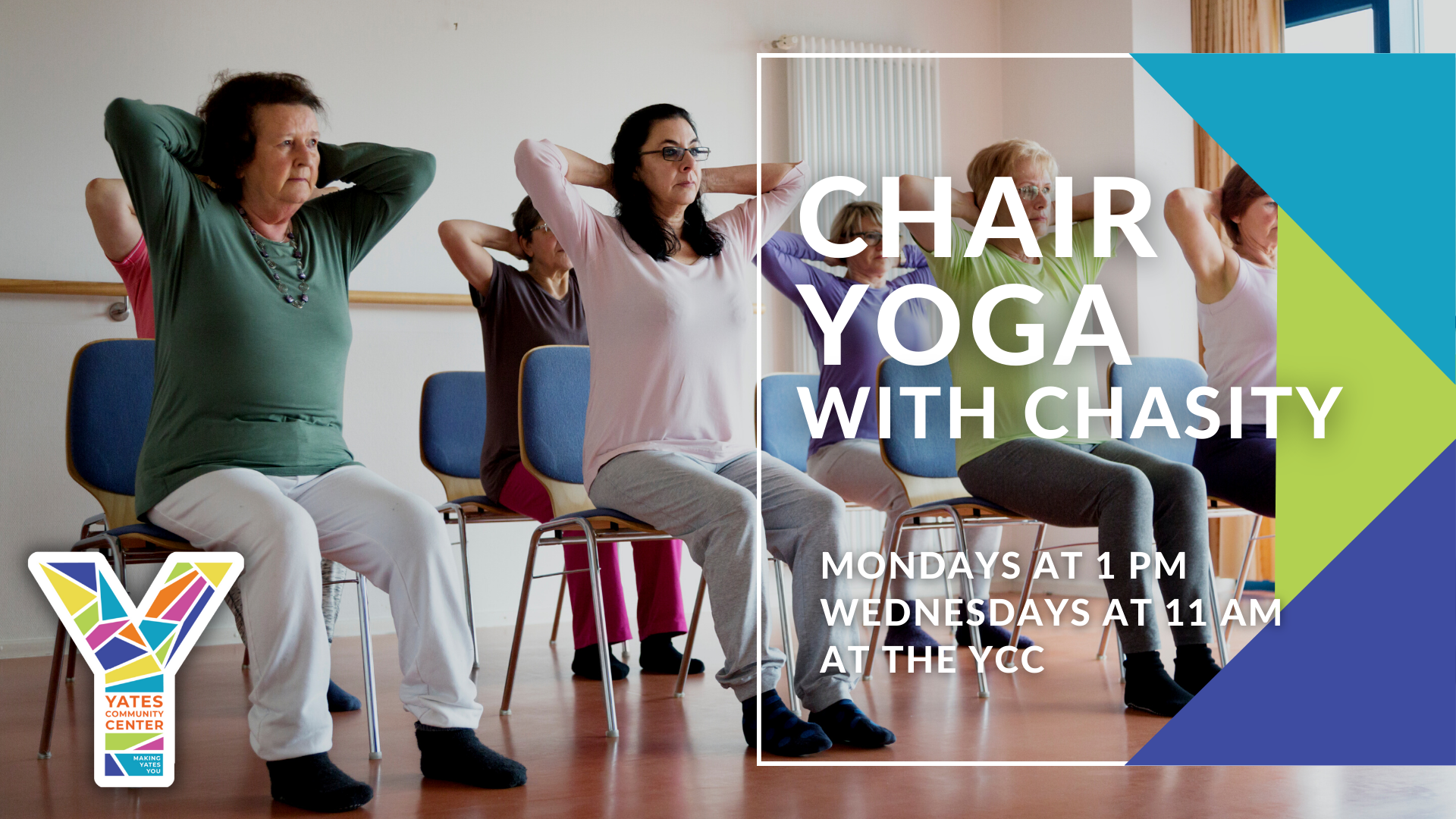 Chair Yoga at the Yates Community Fitness Center