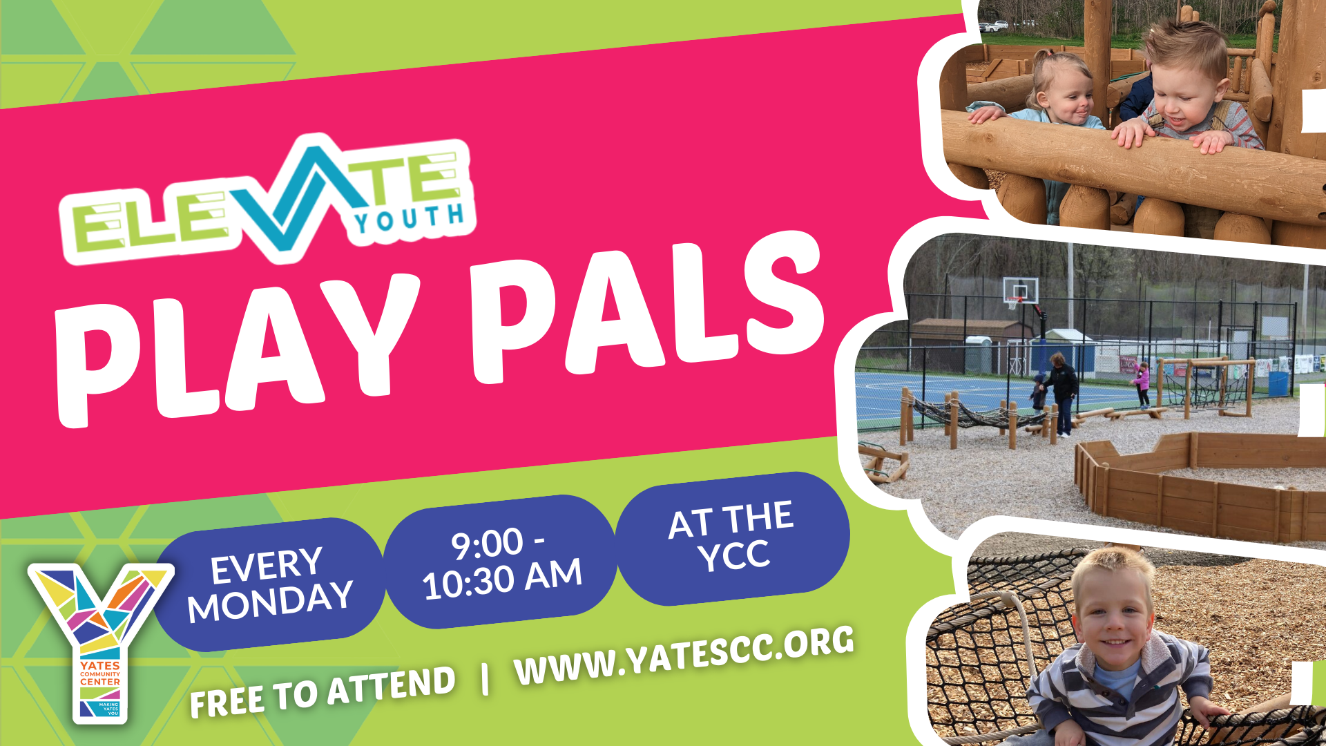 Yates Community Center ELEVATE Youth Play Pals 2024