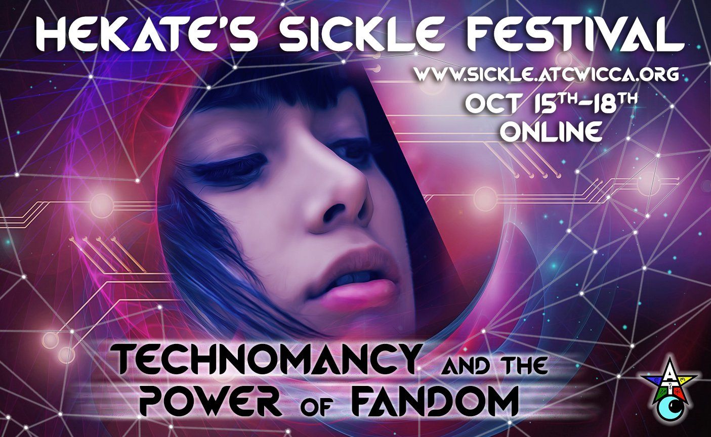 A poster for a festival called Hekate's Sickle Festival.