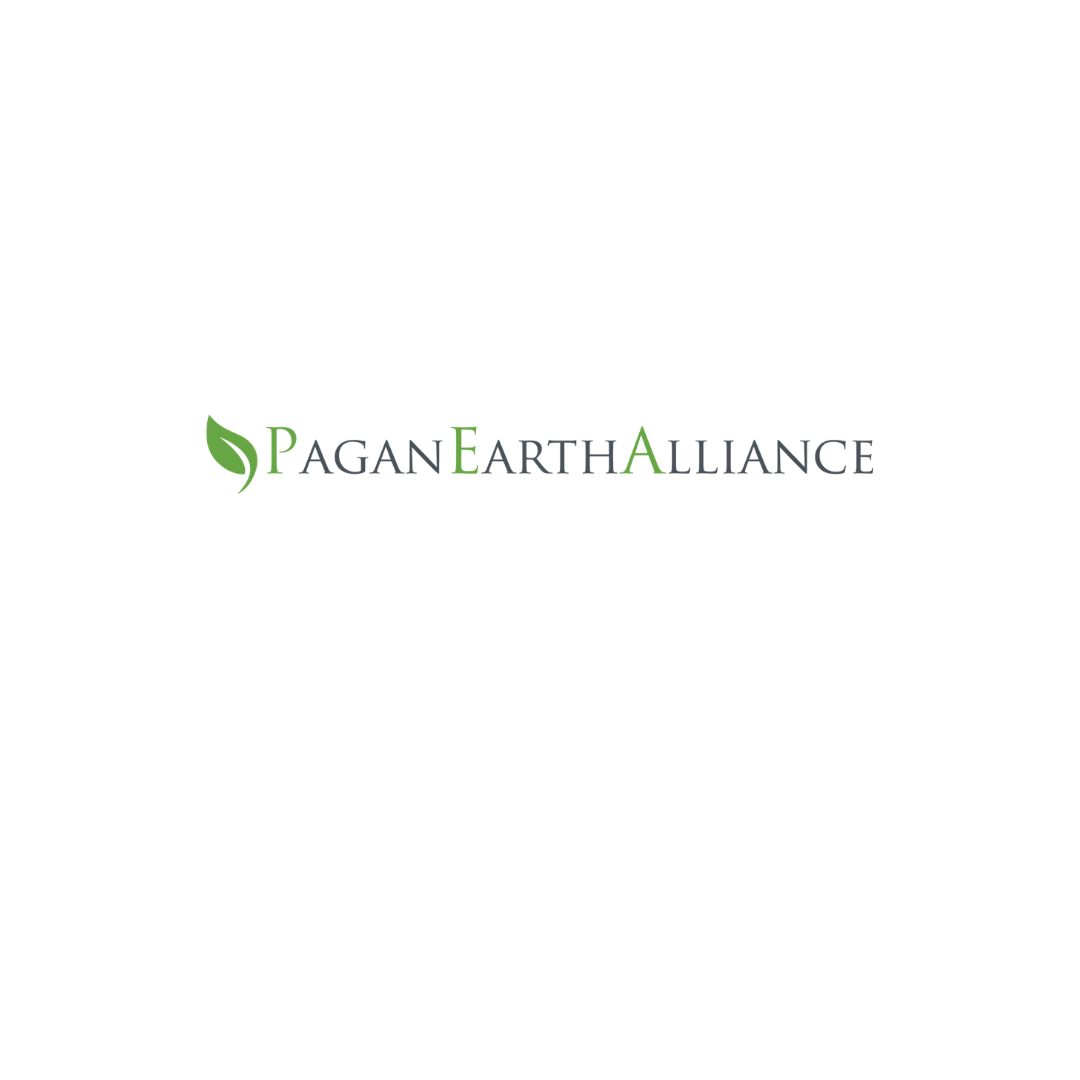 The pagan earth alliance logo is on a white background.