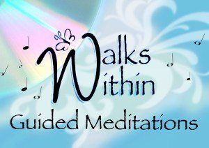 A logo for Walks Within guided meditations