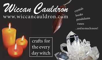 A poster for Wiccan Cauldron crafts for the every day witch