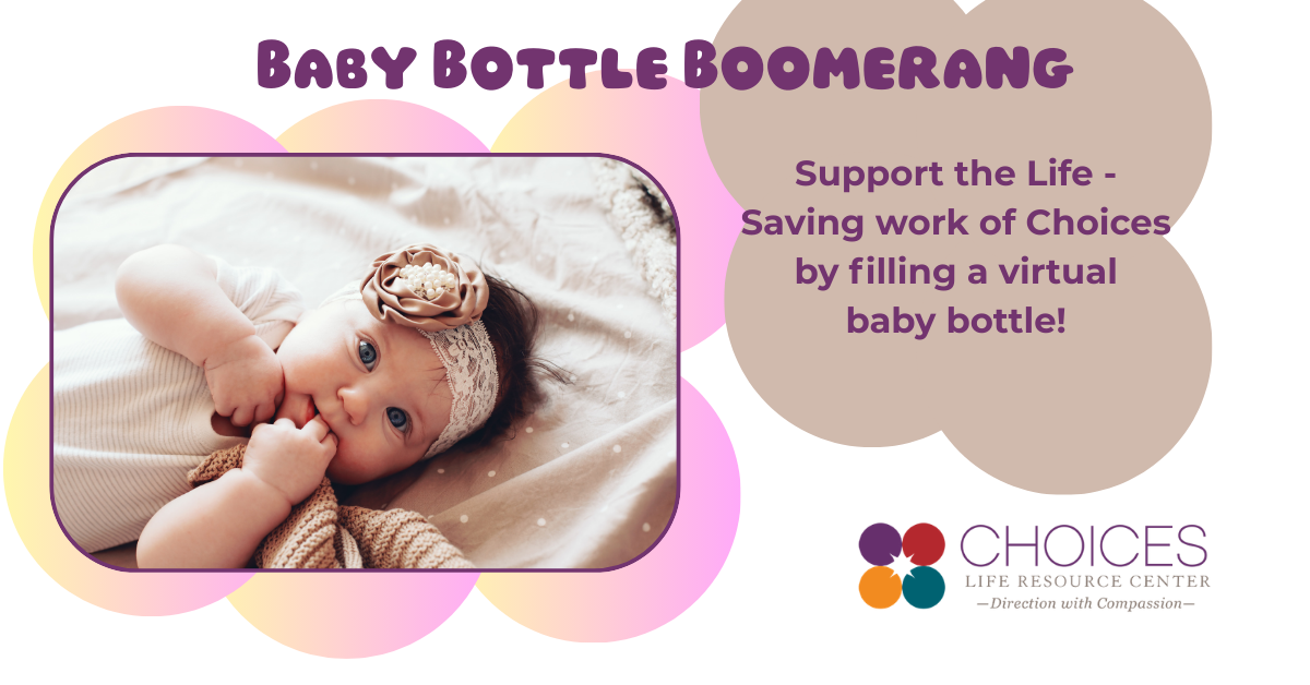 Baby Bottle Boomerang Fundraiser 