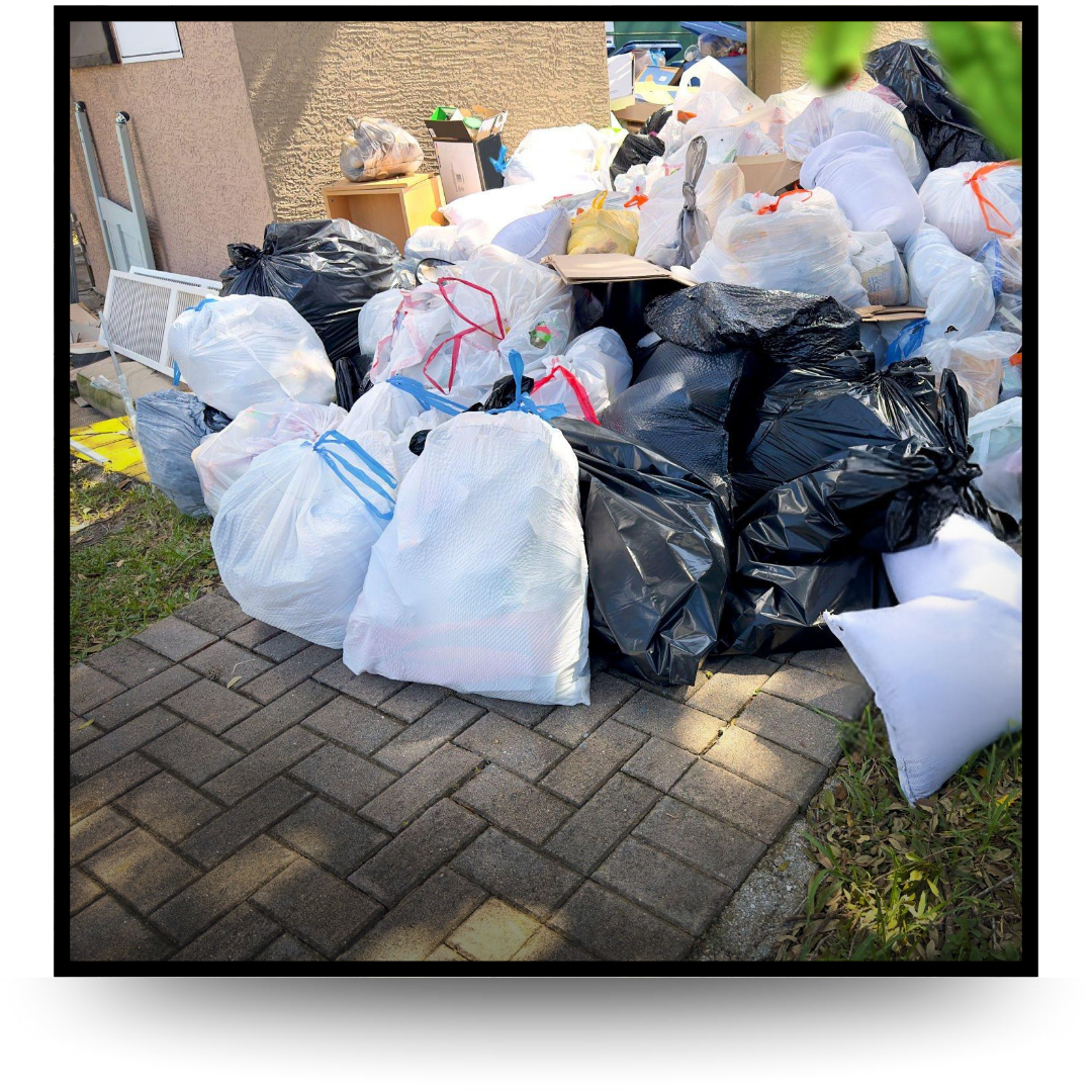 a pile of garbage