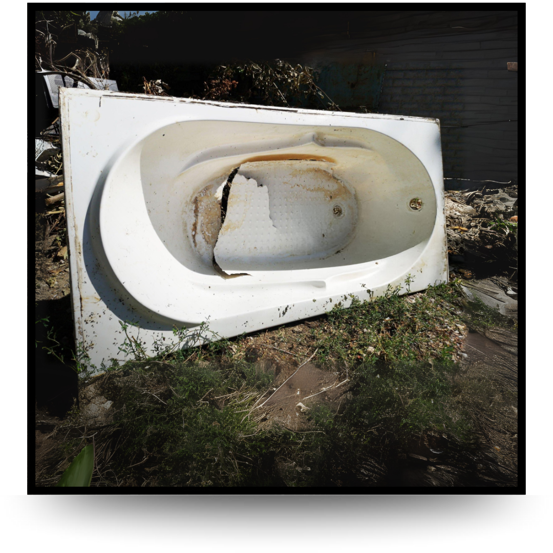 very old hot tub