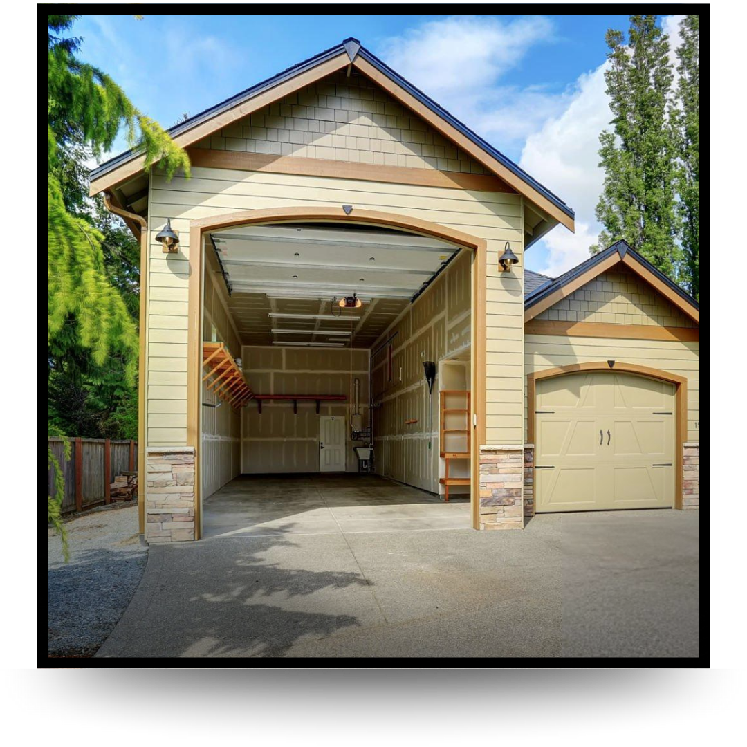 Clean house garage