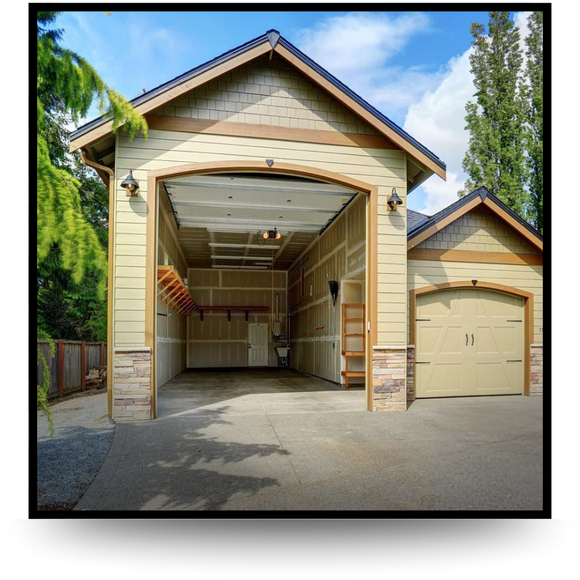 Clean house garage