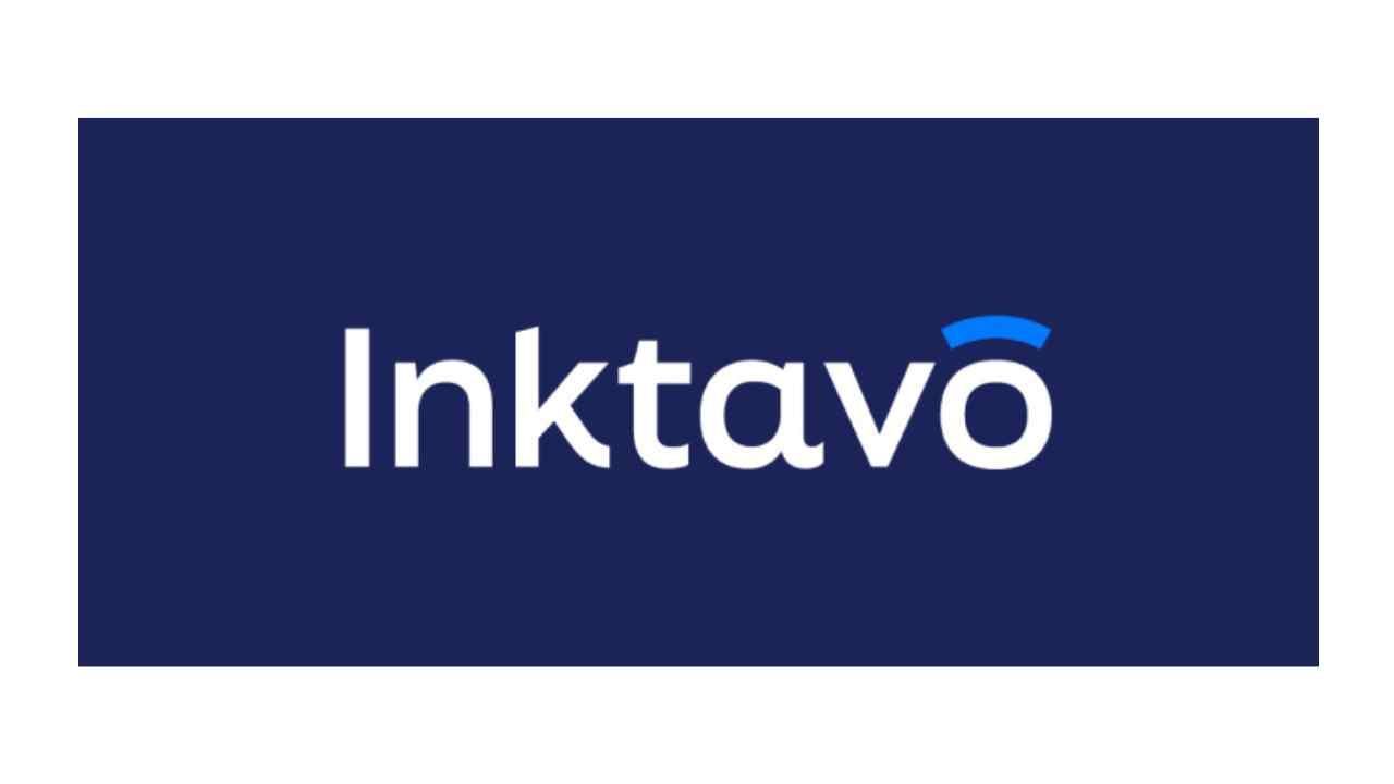 The inktavu logo is on a blue background.