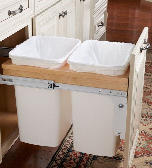 Base Top Mount Wastebasket