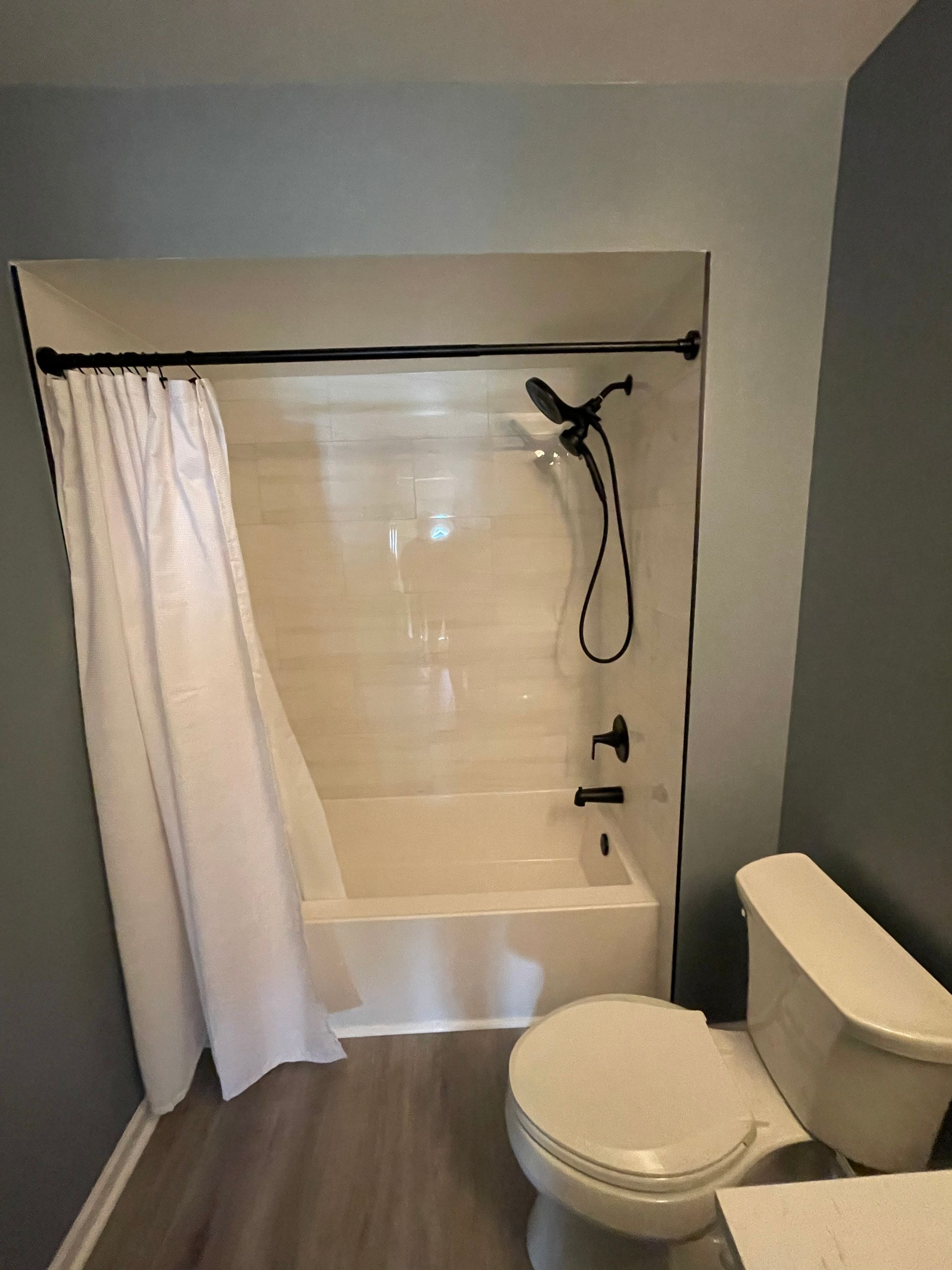 The Shower Area of a Modern Bathroom - Oswego, IL - New Bath LLC