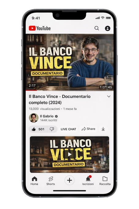 Screenshot del video di YouTube: